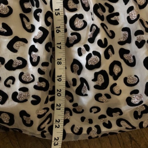 Girl's Dollie & Me Black Velvet Animal Print Dress 5 - Picture 13 of 16